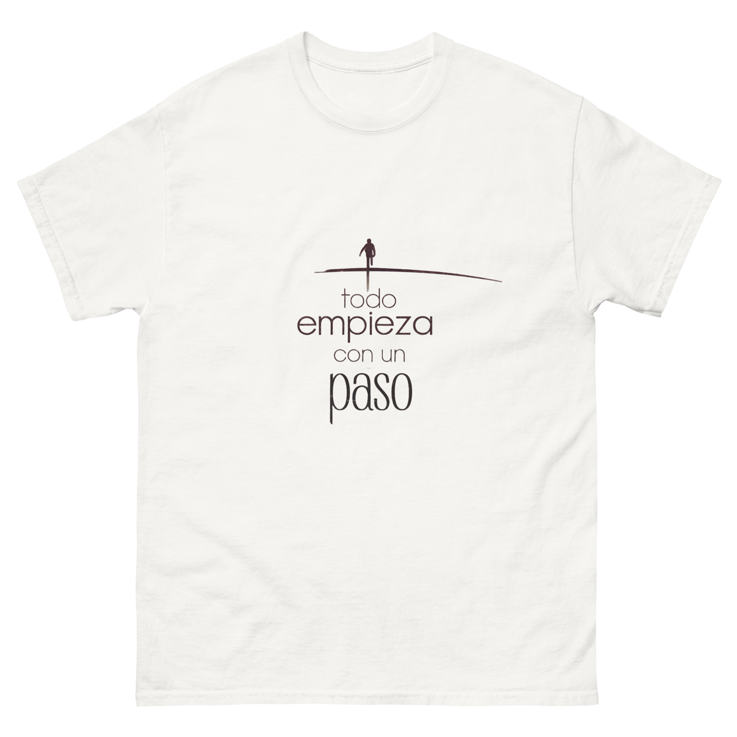 Camiseta "Todo empieza con un paso"