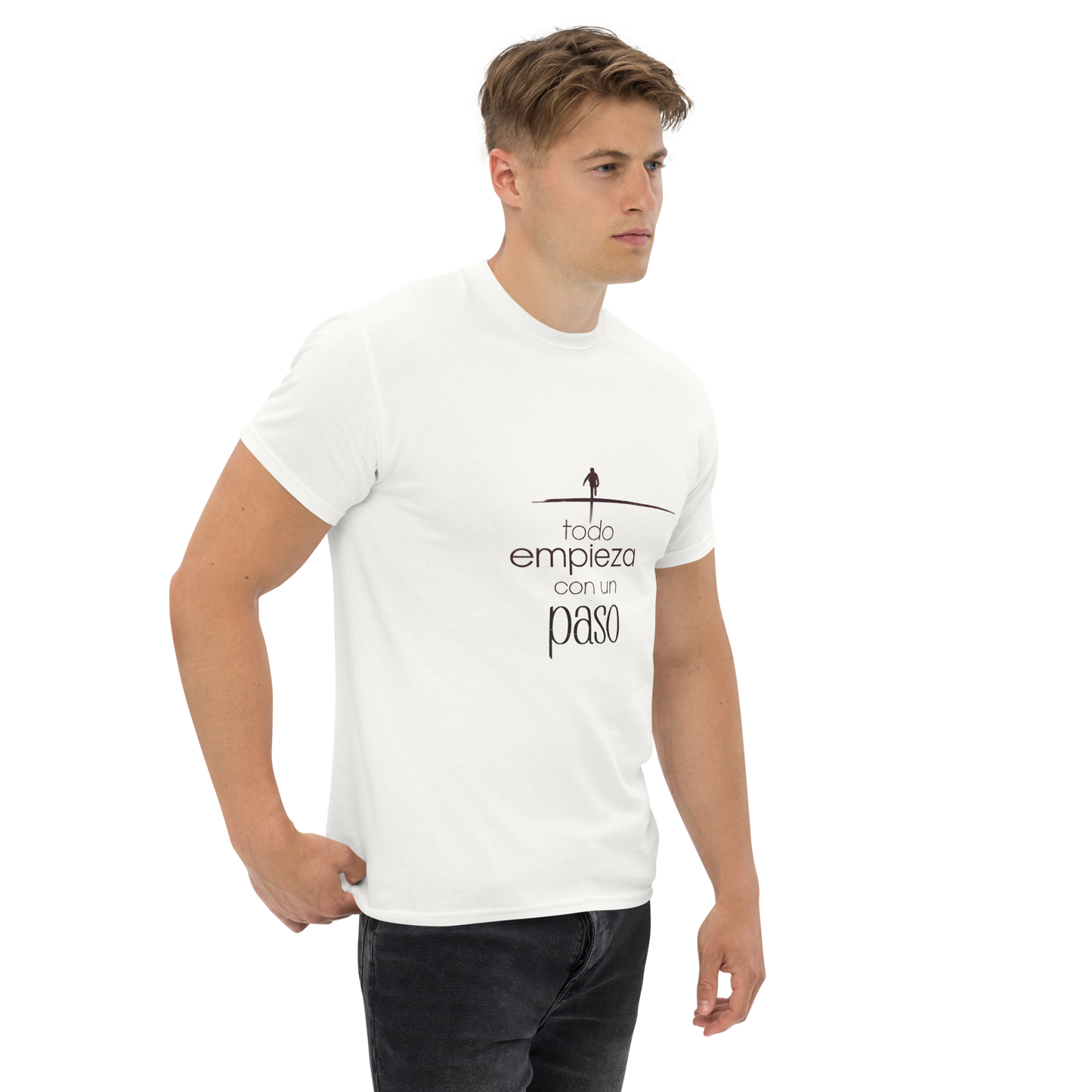 Camiseta "Todo empieza con un paso"